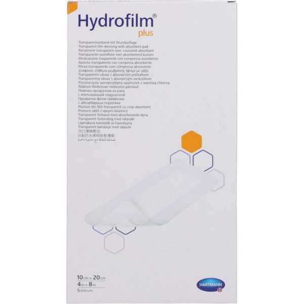 HYDROFILM Plus Transparentverband 10x20 cm 5 St.