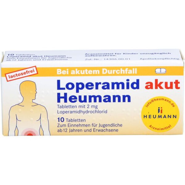 LOPERAMID akut Heumann Tabletten 10 St.