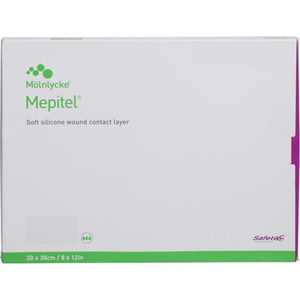 MEPITEL Silikon Netzverband 20x30 cm steril 5 St.