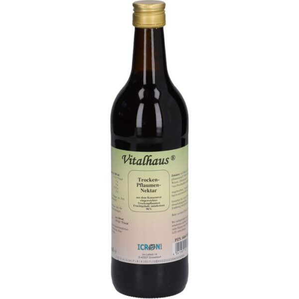 TROCKENPFLAUMEN Saft Vitalhaus 750 ml