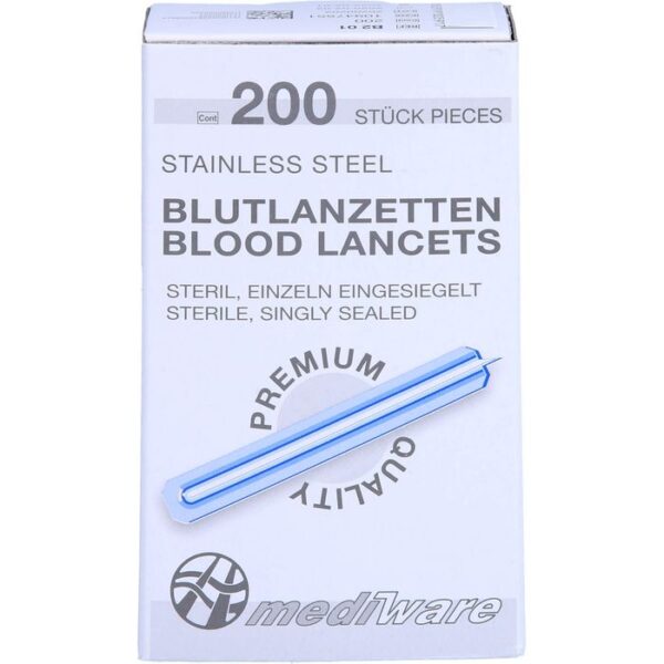 BLUTLANZETTEN steril einzeln 200 St.