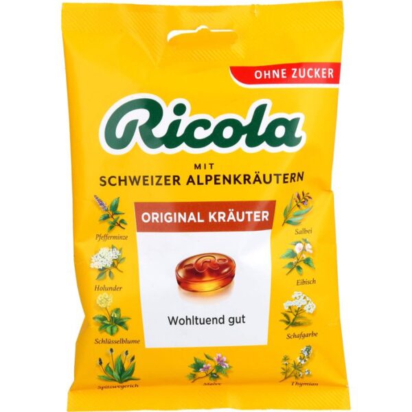 RICOLA o.Z.Beutel Kräuter Bonbons 75 g