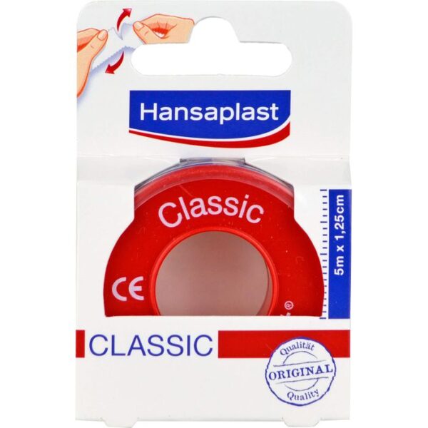 HANSAPLAST Fixierpfl.Classic 1,25 cmx5 m 1 St.