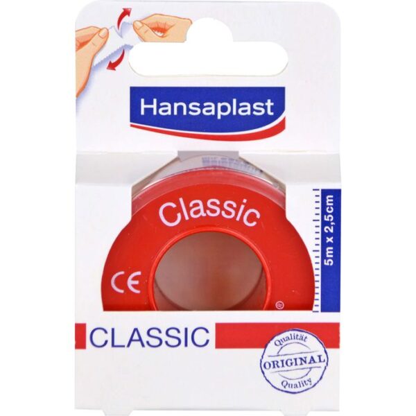 HANSAPLAST Fixierpfl.Classic 2,5 cmx5 m 1 St.