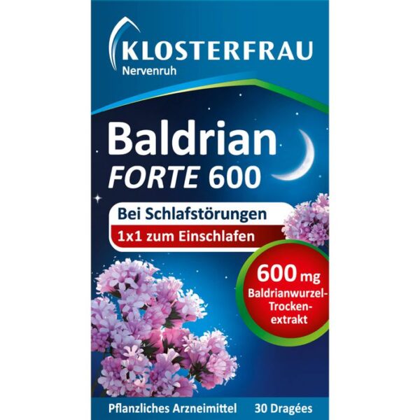 KLOSTERFRAU Baldr.forte 600 Nervenruh üb.Tabl. 30 St.