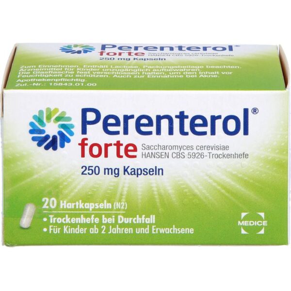 PERENTEROL forte 250 mg Kapseln 20 St.