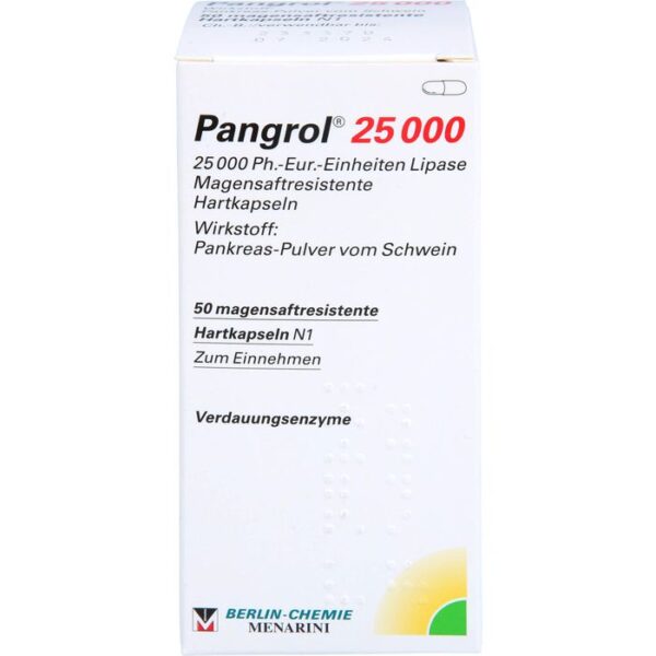 PANGROL 25.000 Hartkps.m.magensaftr.überz.Pell. 50 St.