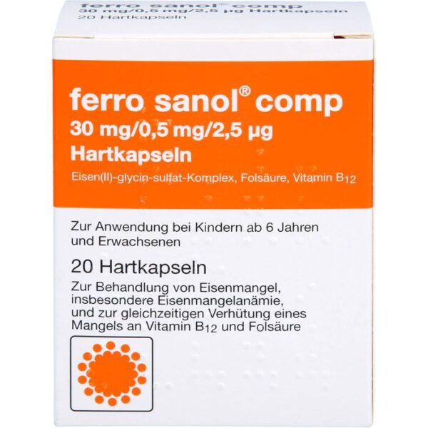 FERRO SANOL comp. Hartkaps.m.msr.überz.Pellets 20 St.