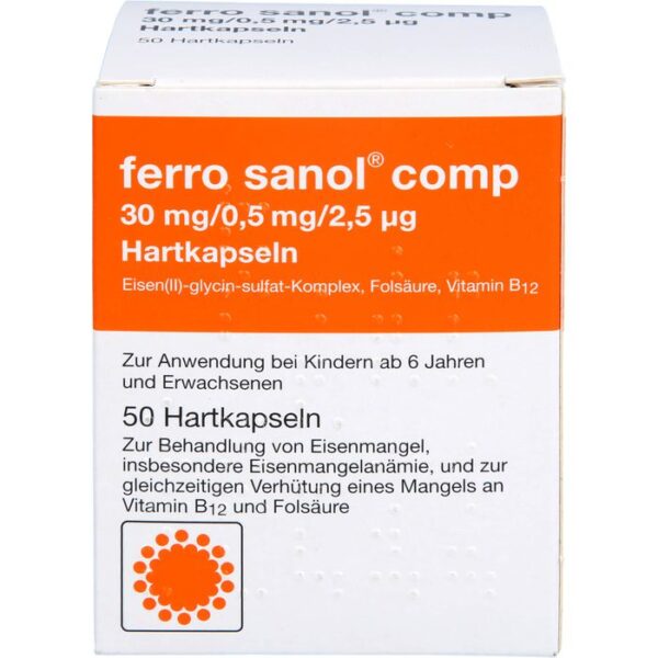 FERRO SANOL comp. Hartkaps.m.msr.überz.Pellets 50 St.