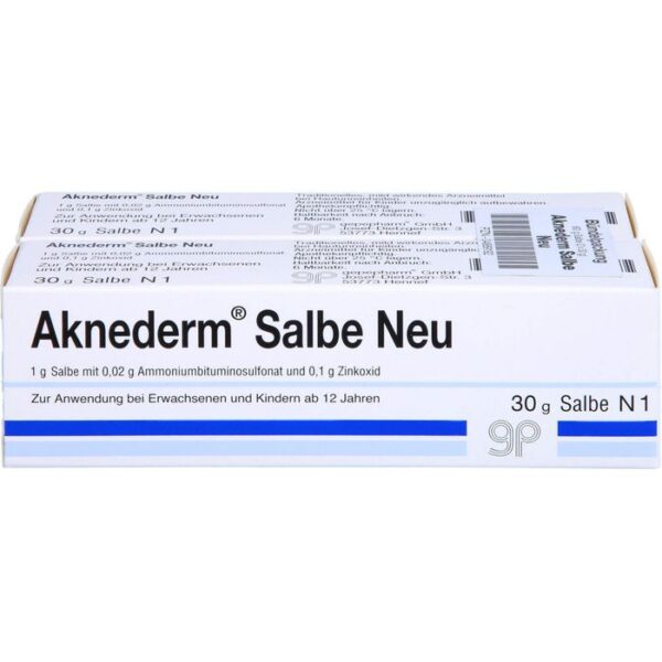 AKNEDERM Salbe Neu 60 g