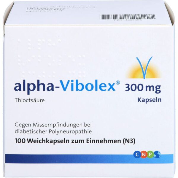 ALPHA VIBOLEX 300 mg Weichkapseln 100 St.