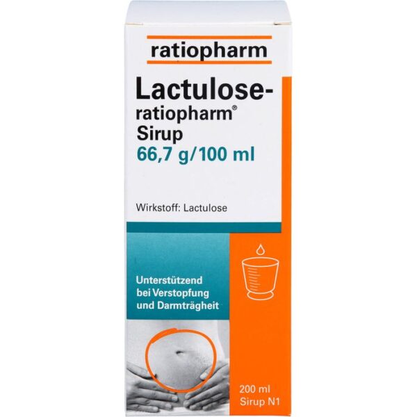 LACTULOSE-ratiopharm Sirup 200 ml