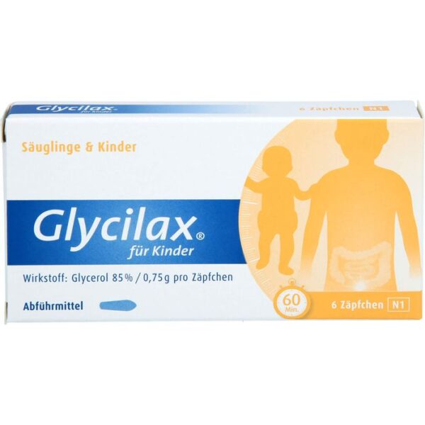 GLYCILAX Suppositorien für Kinder 6 St.