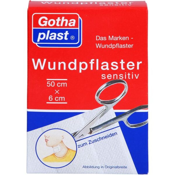 GOTHAPLAST Wundpfl.sensitiv 6 cmx0,5 m geschnitten 1 St.