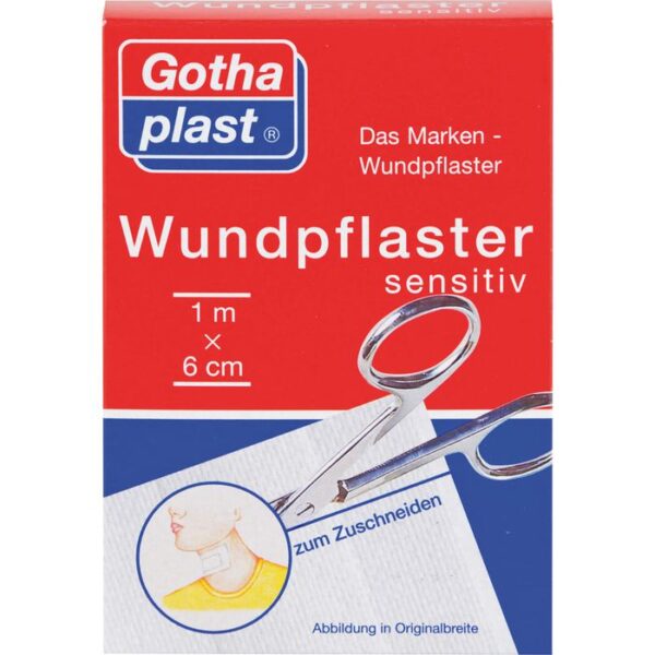 GOTHAPLAST Wundpfl.sensitiv 6 cmx1 m geschnitten 1 St.