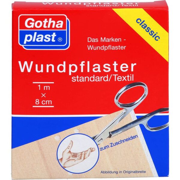 GOTHAPLAST Wundpfl.stand.8 cmx1 m 1 St.