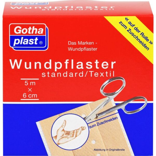 GOTHAPLAST Wundpfl.stand.6 cmx5 m Rolle 1 St.