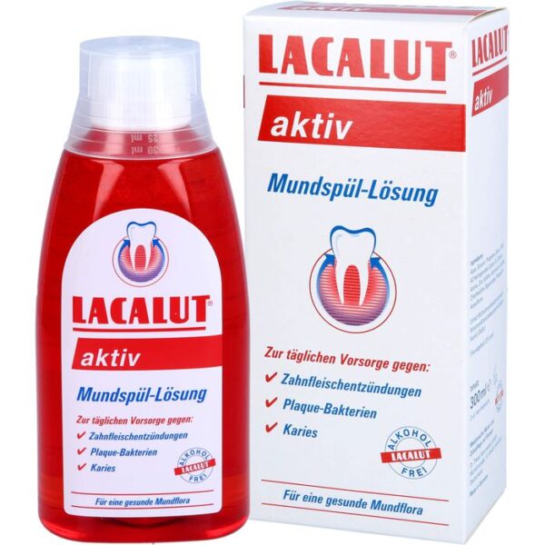 LACALUT aktiv Mundspül-Lösung 300 ml