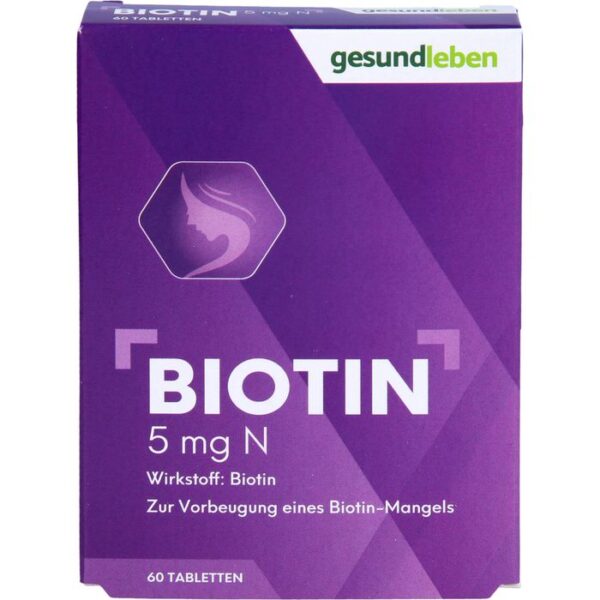 GESUND LEBEN Biotin 5 mg N Tabletten 60 St.