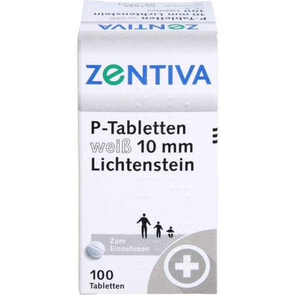 P TABLETTEN weiß 10 mm 100 St.