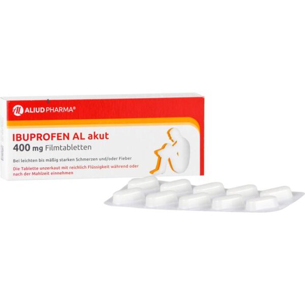 IBUPROFEN AL akut 400 mg Filmtabletten 20 St.