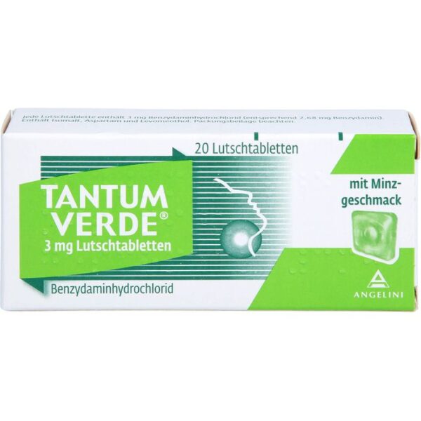 TANTUM VERDE 3 mg Lutschtabl.m.Minzgeschmack 20 St.