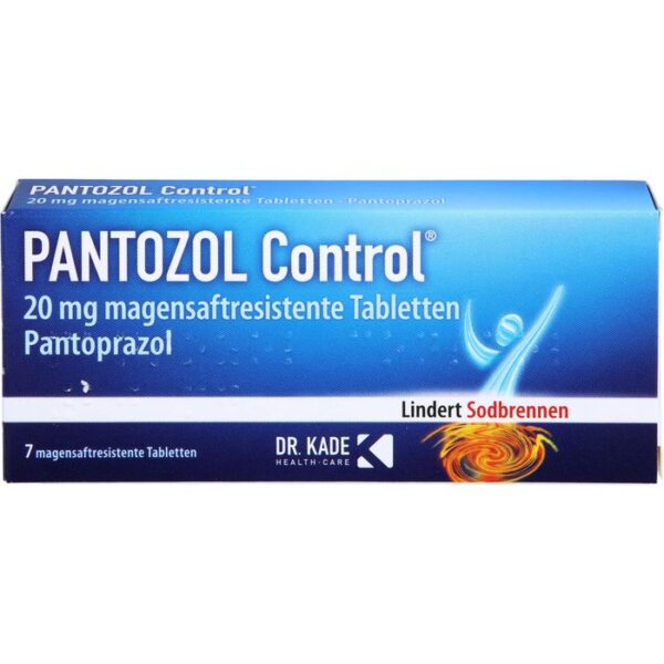 PANTOZOL Control 20 mg magensaftres.Tabletten 7 St.