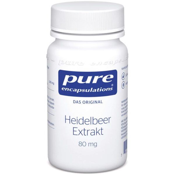 PURE ENCAPSULATIONS Heidelbeer Extrakt 80 mg Kaps. 60 St.