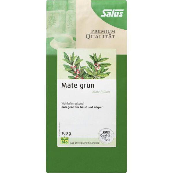 MATE GRÜN Kräutertee Mate folium Bio Salus 100 g