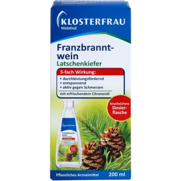 KLOSTERFRAU Franzbranntwein Latschenk.Dosierfl. 200 ml