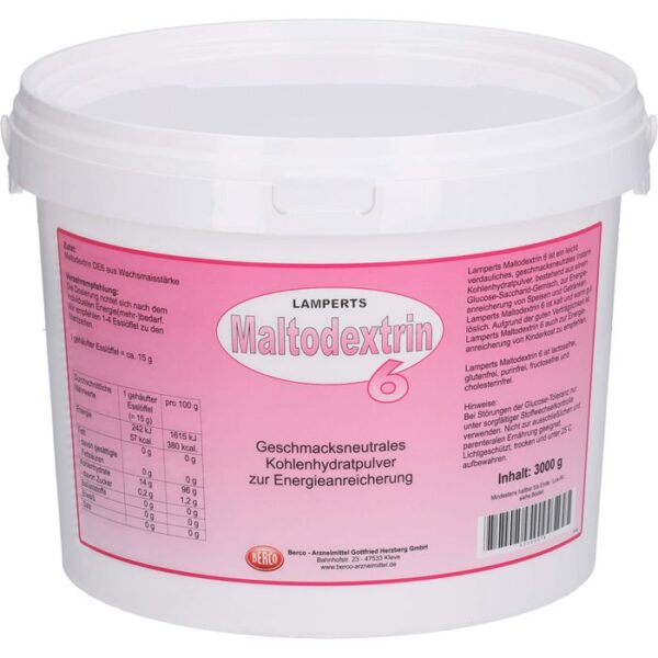 MALTODEXTRIN 6 Lamperts Pulver 3000 g