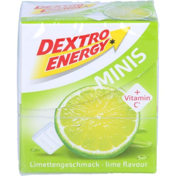 DEXTRO ENERGY minis Limette Täfelchen 50 g