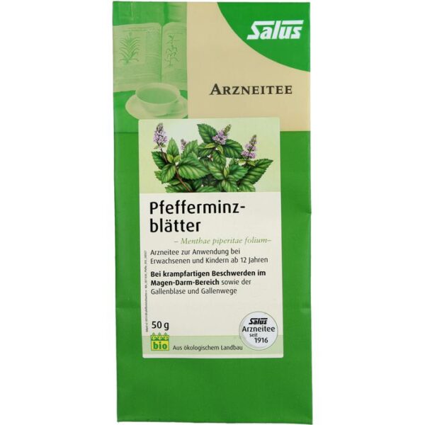 PFEFFERMINZBLÄTTER Arzneitee Bio Salus 50 g