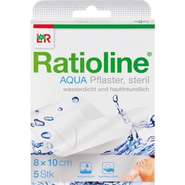 RATIOLINE aqua Duschpflaster Plus 8x10 cm steril 5 St.