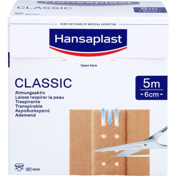 HANSAPLAST Classic Pflaster 6 cmx5 m 1 St.