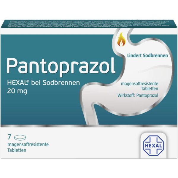 PANTOPRAZOL HEXAL b.Sodbrennen magensaftres.Tabl. 7 St.