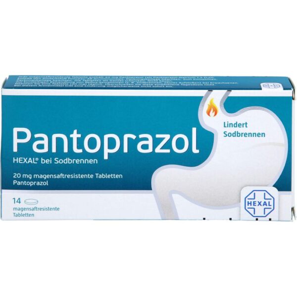 PANTOPRAZOL HEXAL b.Sodbrennen magensaftres.Tabl. 14 St.