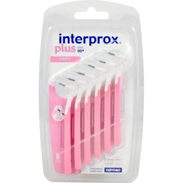 INTERPROX plus nano rosa Interdentalbürste 6 St.