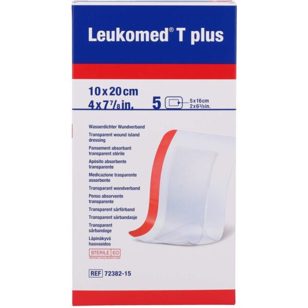 LEUKOMED transp.plus sterile Pflaster 10x20 cm 5 St.