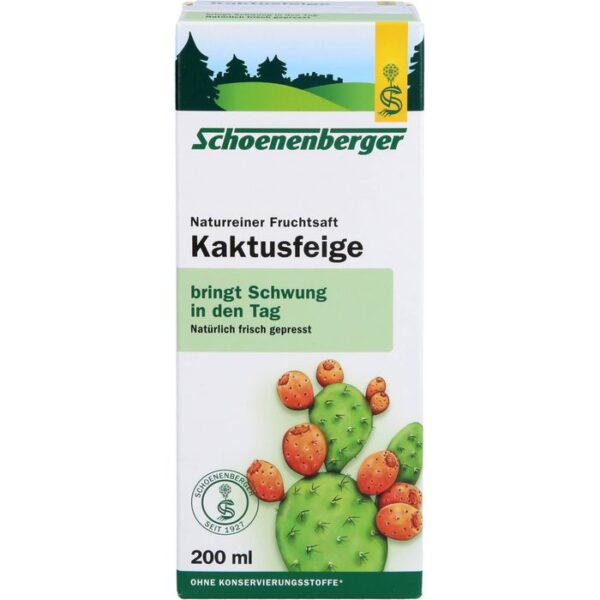 KAKTUSFEIGE Saft Bio Schoenenberger 200 ml