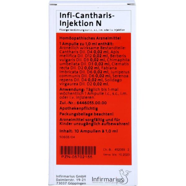 INFI CANTHARIS Injektion N 10 ml