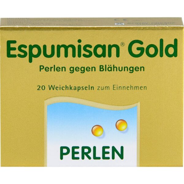 ESPUMISAN Gold Perlen gegen Blähungen 20 St.