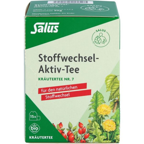 STOFFWECHSEL-AKTIV Tee Kräutertee Nr.7 Bio Salus 15 St.