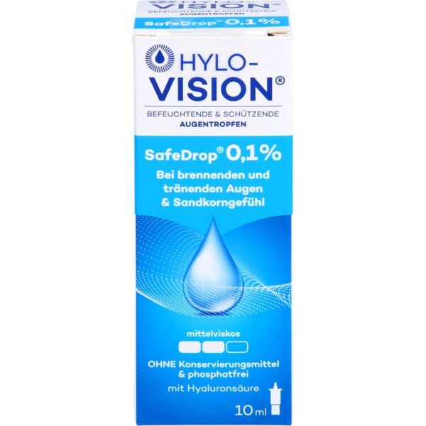 HYLO-VISION SafeDrop 0,1% Augentropfen 10 ml