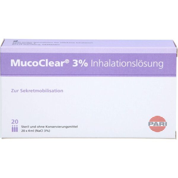 MUCOCLEAR 3% NaCl Inhalationslösung 80 ml