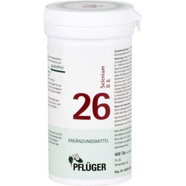 BIOCHEMIE Pflüger 26 Selenium D 6 Tabletten 400 St.