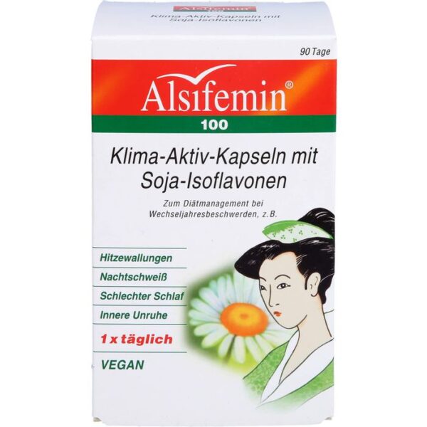 ALSIFEMIN 100 Klima-Aktiv m.Soja 1x1 Kapseln 90 St.