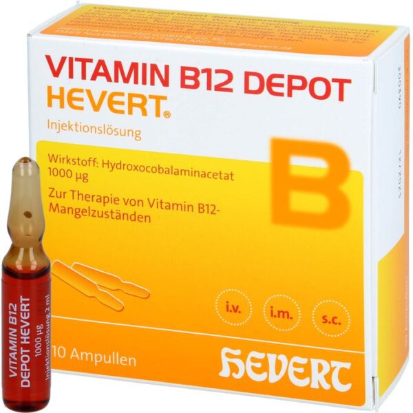 VITAMIN B12 DEPOT Hevert Ampullen 10 St.