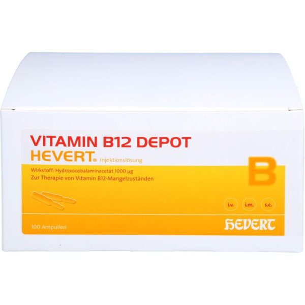 VITAMIN B12 DEPOT Hevert Ampullen 100 St.