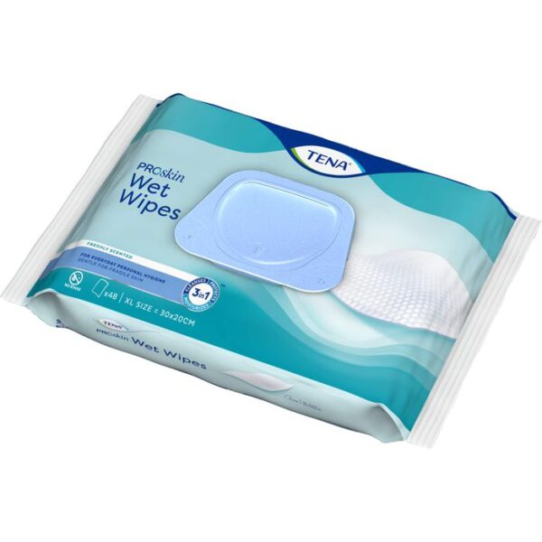 TENA WET Wipe 3in1 48 St.